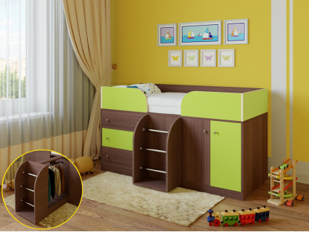 Кровать-чердак Астра-5 (детская «РВ-Мебель»)